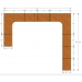 Autumn Maple Wrap Around desk w/ 2 - 2 Drawer Lateral Cabinets